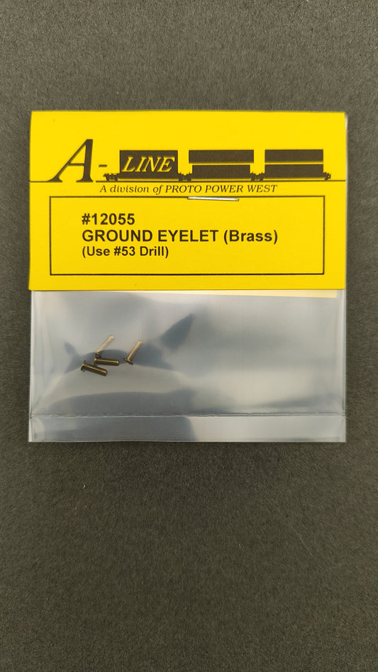 PPW 12055 Ground Eyelets (brass) size .058 OD X 3/16" long
