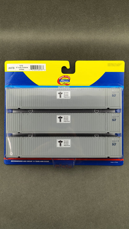 ATH 26578 TOTE 53' Jindo Container (3-pack)