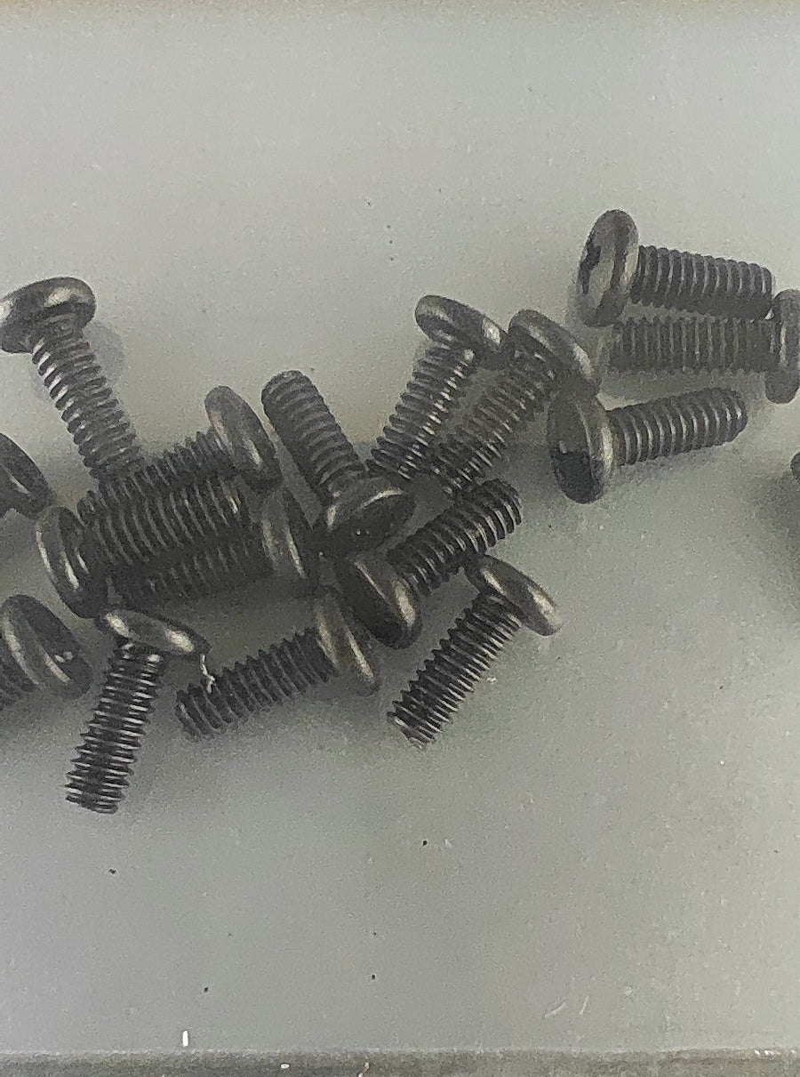 ATH 99002 Round Head Screw 2-56 x 1/4" 24 Black Phillips