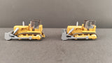 Wiking Bull Dozer Planierraupe Yellow 2 pack