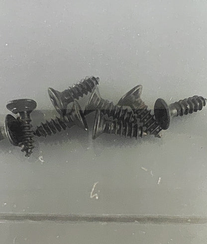 ATH G 63846 ATH99010 Flat Head Screw number 1 x 1/4" includes 12 Black Phillips screws