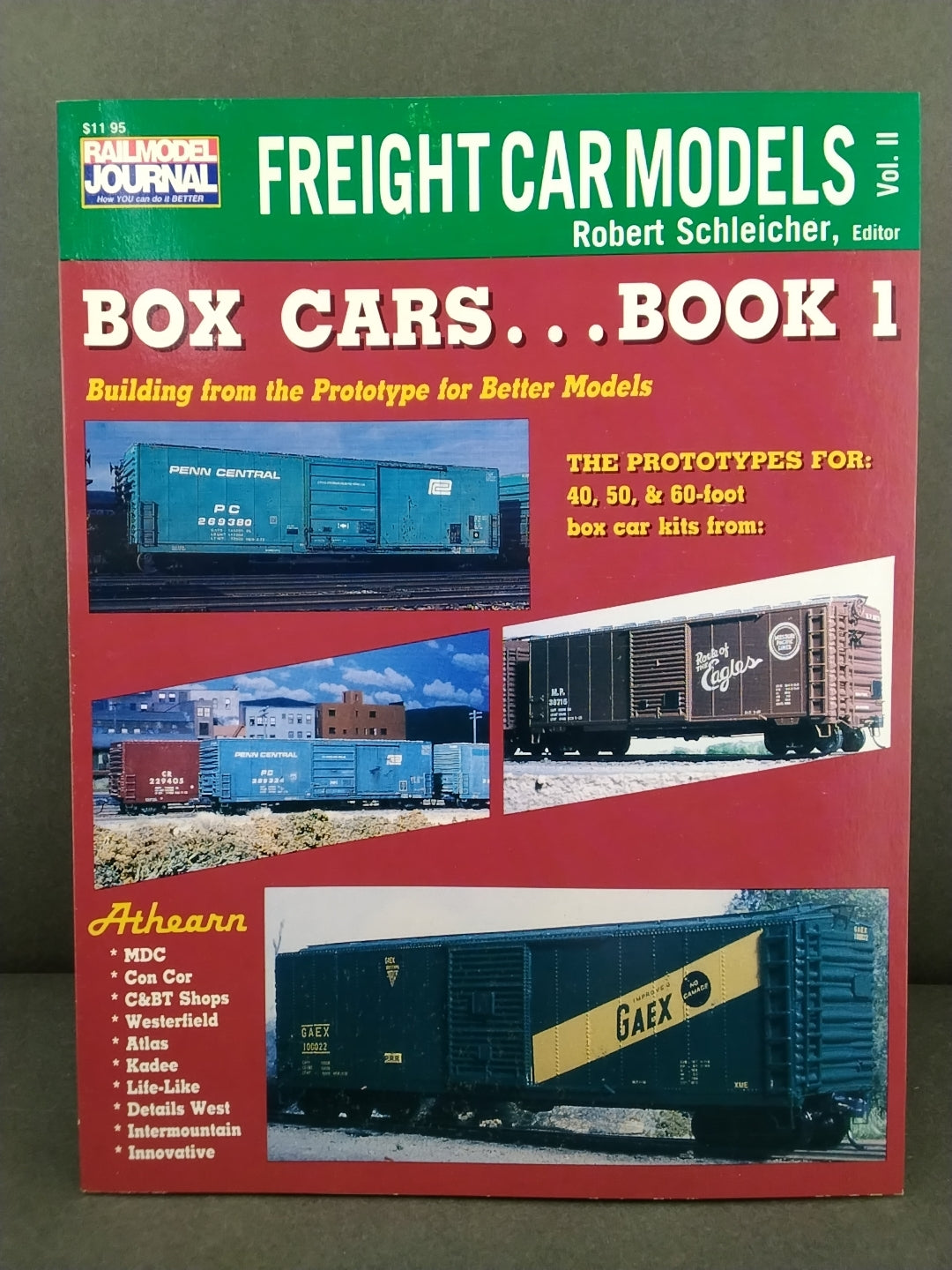 BK 123  RAIL MODEL JOURNAL - FREIGHT CAR MODELS  -   Box Cars