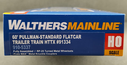 Walthers 910 5337 60' Pullman Standard Flatcar TT HTTX