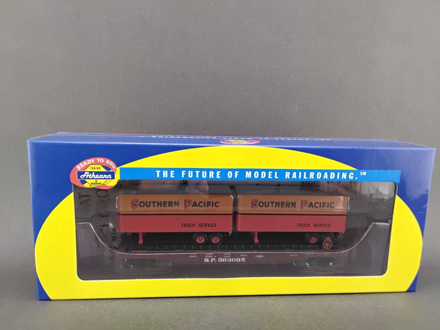 96369 Southern Pacific 50' Flat With Two 25' Trailers 563095