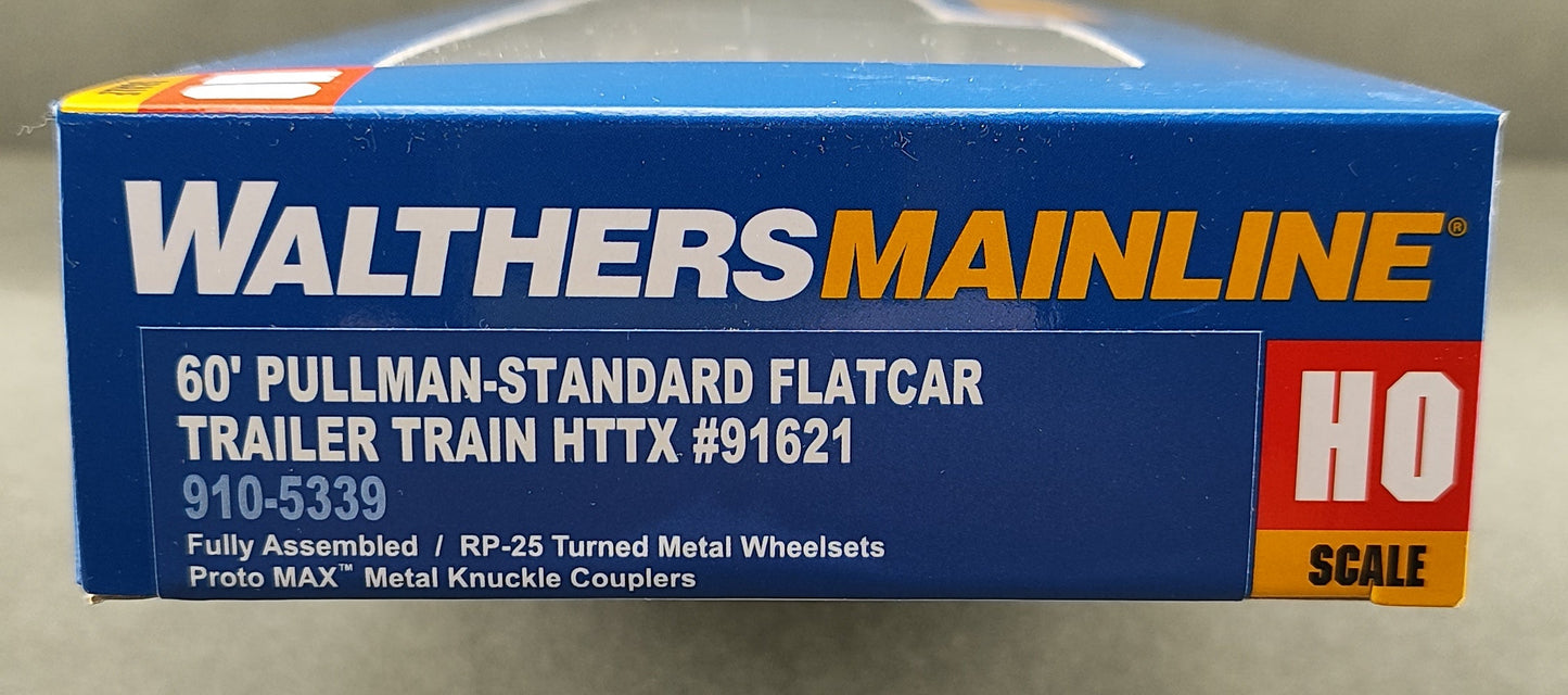 Walthers 910 5339 60' Pullman Standard Flatcar TT HTTX