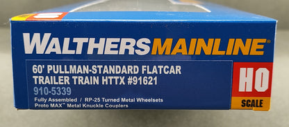 Walthers 910 5339 60' Pullman Standard Flatcar TT HTTX