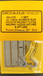 DW RW 270  Rear Radiator Walkway Plates Access Hatches HO Scale