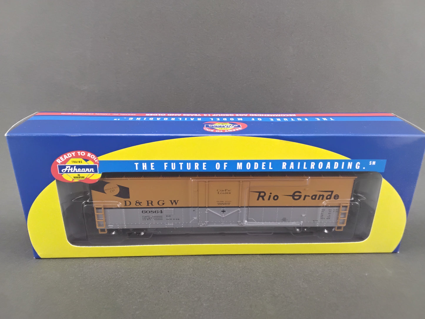74806 Rio Grande 50' Youngstown PD Box Car