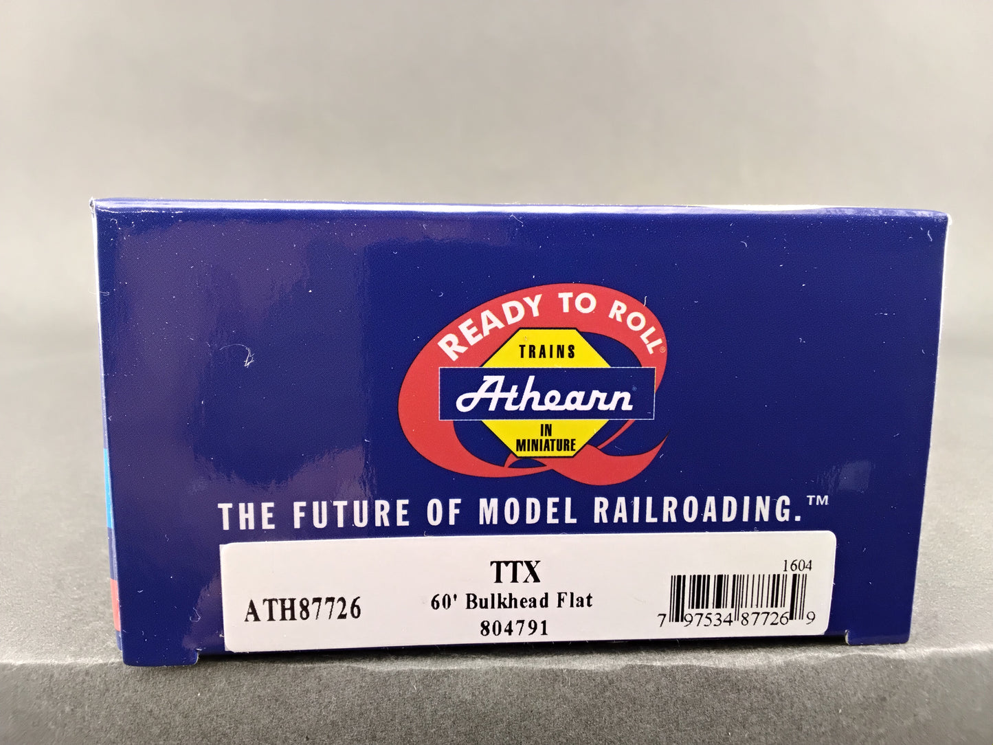 ATH 87726 60' Bulkhead Flat Car