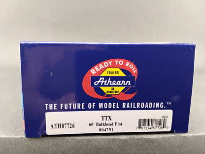 ATH 87726 60' Bulkhead Flat Car