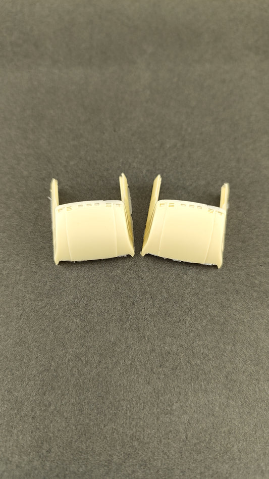 PPW 50023 Mack Tractor Air Dam Fits Herpa and Promotex Resin (2 pack)