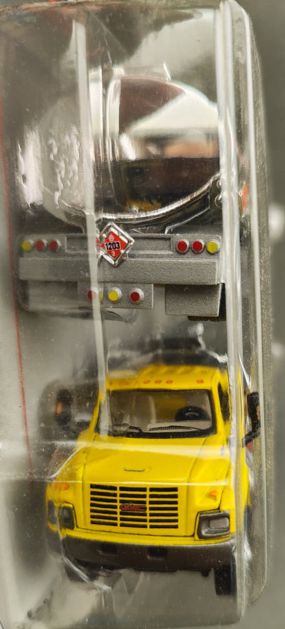 Bol 3018 86 GMC cab Yellow Boley Depart 1 87 vehicles double tanker