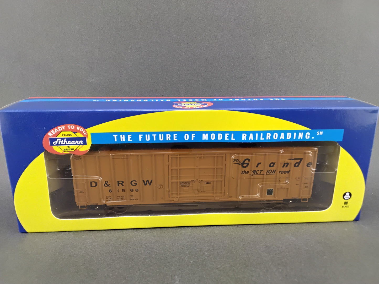 87421 Rio Grande 50" FMC Door Box Car 61566