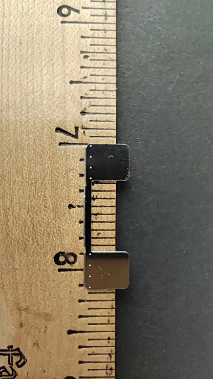 50619 - Mud Flaps - photo-etched stainless steel (Pkg. 2)