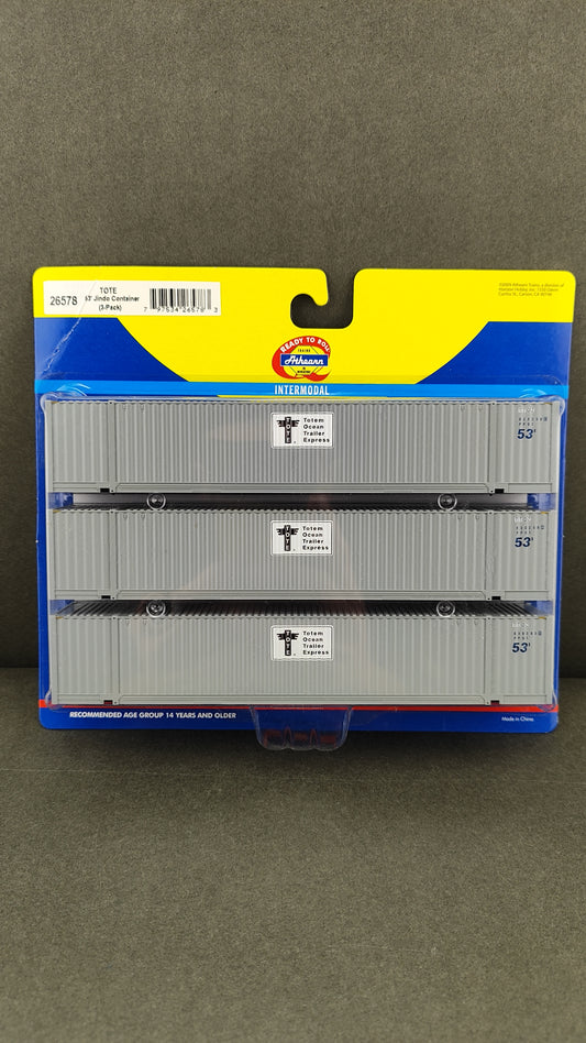ATH 26578 TOTE 53' Jindo Container (3-pack)