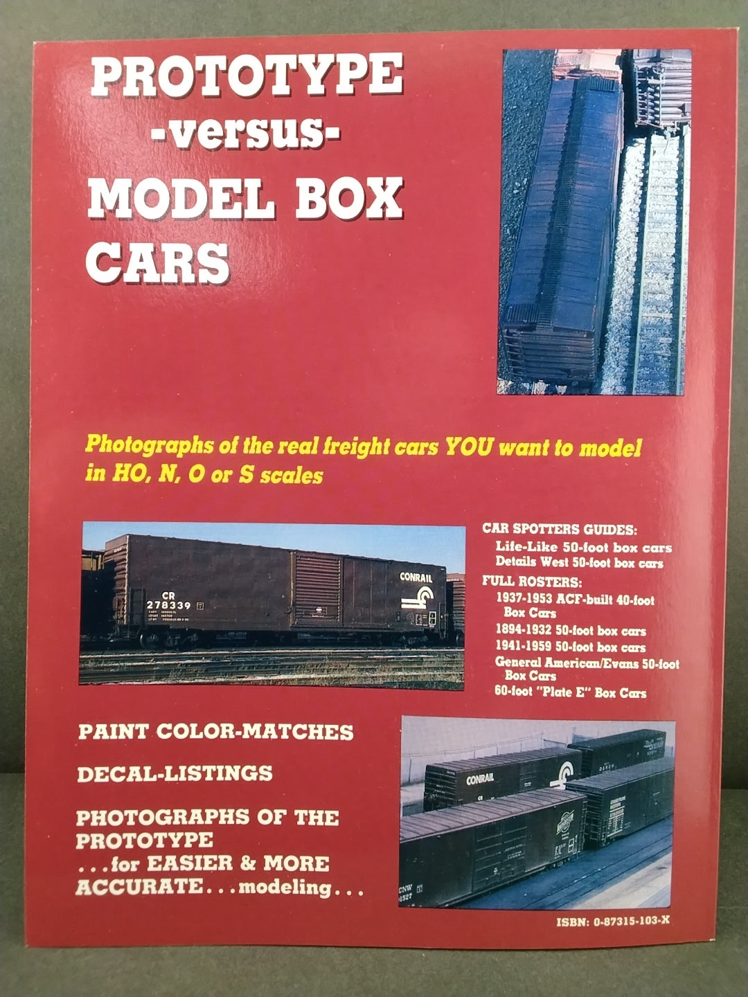 BK 123  RAIL MODEL JOURNAL - FREIGHT CAR MODELS  -   Box Cars