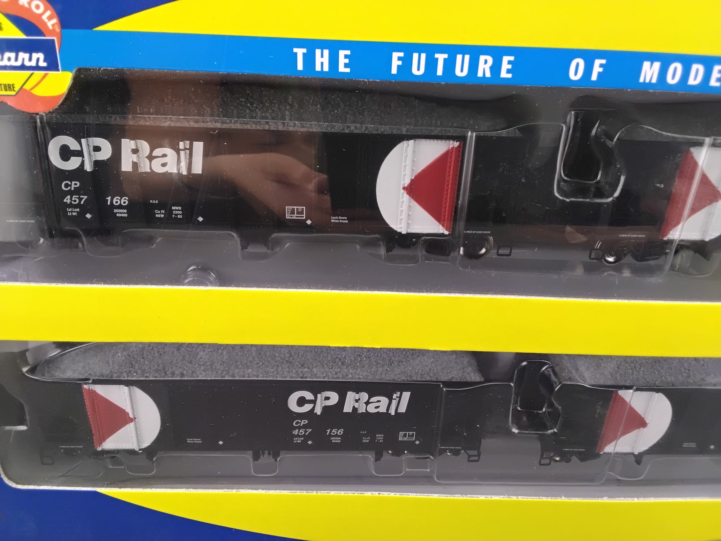 ATH  76421 CP Rail 40' Outside Braced Ballast Hopper (4 pack) 456108, 456113, 457127, 457166
