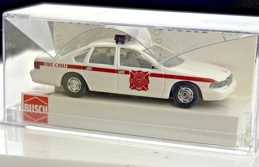 Busch 47605 Chevrolet Caprice Fire chief OH scale