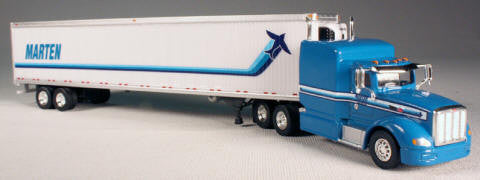 T 10007801 	   	Peterbilt 386 Tractor w/53' Reefer Van -- Marten Transport