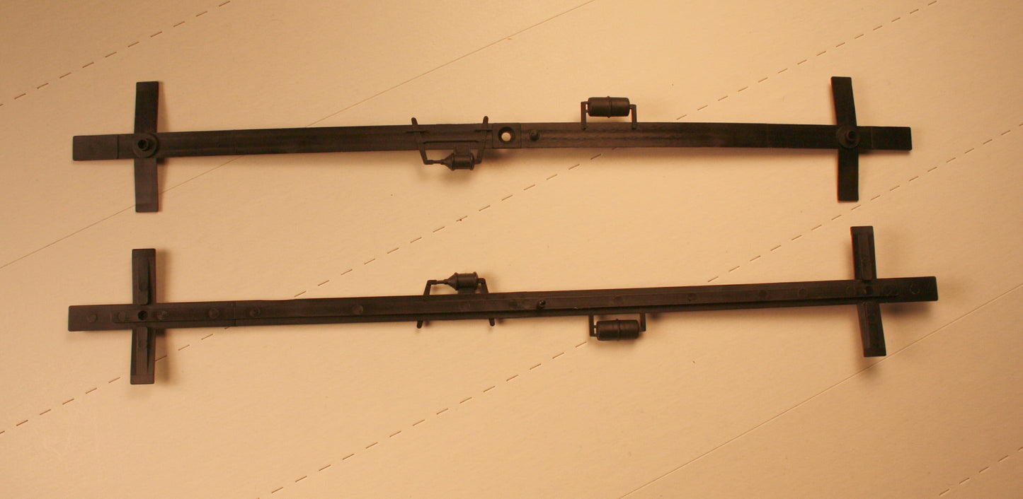 ATH 15233  Center sill 62' tank car black  (2 per package)