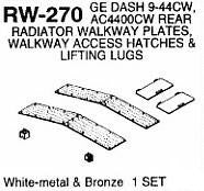 #DW-RW-270 REAR RAD. WALKS, ACCESS HATCHES & LIFT LUGS FOR GE DASH-944CW & AC  1 SET