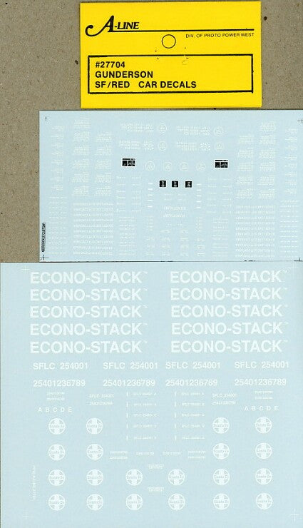 27704 - ATSF (Econo-Stack) Red Car