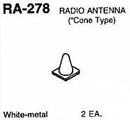 #DW-RA-278 RADIO ANTENNA: "CONE TYPE"  2 EA.