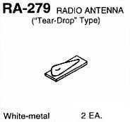 #DW-RA-279 RADIO ANTENNA: "TEAR DROP" TYPE  2 EA.
