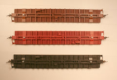 #29302 Bk  60 ft. box car underframe (color - black)