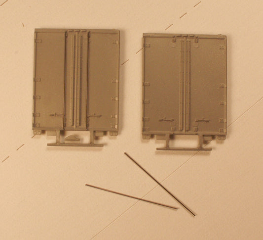 50171 - 2 door bar rear door (2 ea)  for 96" wide trailers (includes wire door rods)