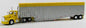 T SPT 3052Peterbilt 386 Day Cab Semi Tractor with Tarped Possum Belly Trailer