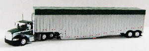 #T-SPT-3054 		Peterbilt 386 Day Cab w/Tarped Possum Belly Trler - Dennis Chan (one in stock)