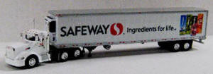 T SPT 3176 Peterbilt 386 Day Cab Tractor with 53 ft Reefer Trailer Safeway