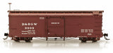 BM-B340100  30' box car D&RGW     (new in box)