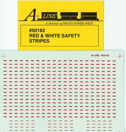 #50162 - Red & White Safety Stripes