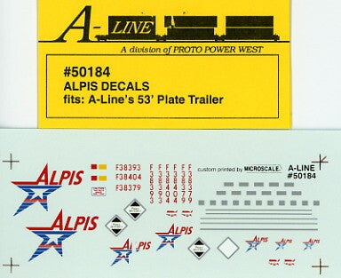 50184 - 53' Plate Trailer - Alpis