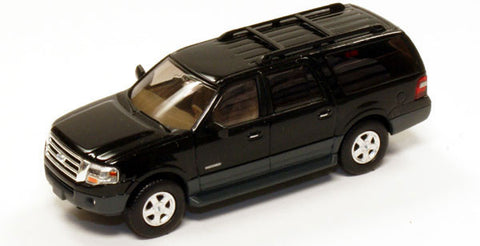 RPT-536-7601.07       2007 Ford Expedition EL  with charcoal lower sides & bumpers and 17 in wheels Gloss Black/Charcoal with satin chrome grille and 17 in satin painted rims
