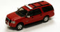 RPT 536-7607.10   Ford Expedition EL XLT Red Unlettered Emergency Vehicle Black Trim