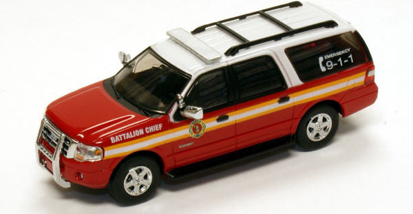 RPT-7607.79BC         Ford Expedition EL SUV Red Fire Battalion Chief SUV