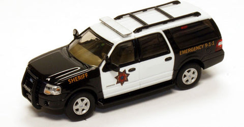 RPT-539-7607.77               Ford Expedition EL SUV Black Sheriff Police