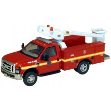 RPT-538-5726.79 Ford F-450 XL Short Cab Service/Utility Bucket Truck - DRW HD - Fire Department Alarm Repair (Red)