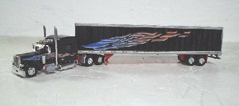 T 7008 		Graphic Peterbuilt 389 with 70 in Sleeper with 53 ft Dry Van