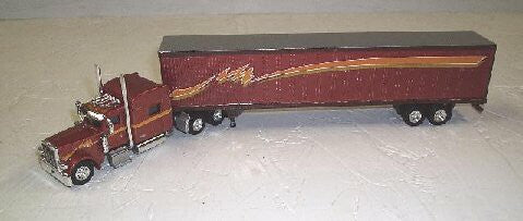 T 7009 		Copper & Brown Peterbilt 389/70 in Sleeper/ 53 ft Dry Van