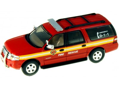 RPT 538-7607.R2  2007 Ford Expedition EL SSP Red  Fire Rescue