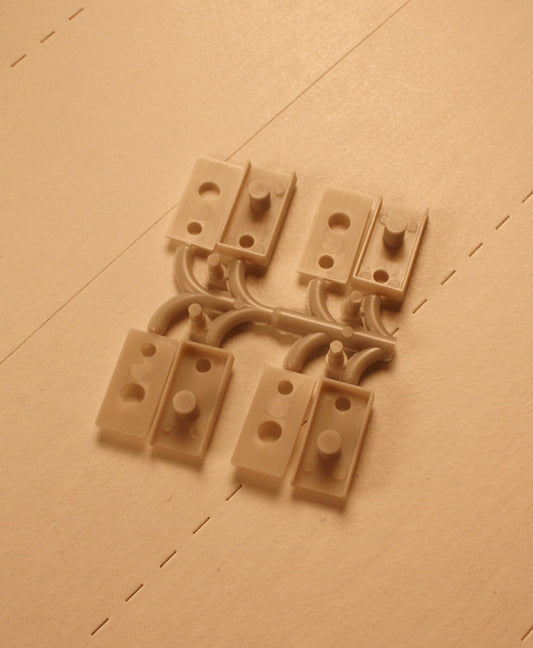 Ath - 91400   50' FMC box car extended coupler box  (pkg-2 pr) will do two cars