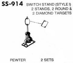 #DW-SS-914 	Switch Stand 2 Sets