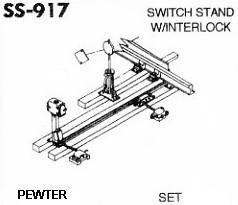 #DW-SS-917 	Switch Stand w/Interlock 1 Set