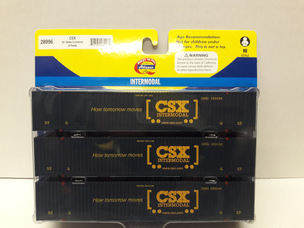Ath-28996 CSX 53' Jindo Container (3-Pack)