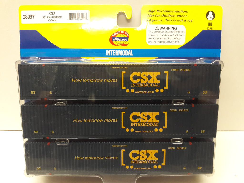 Ath-28997 CSX 53' Jindo Container (3-Pack)