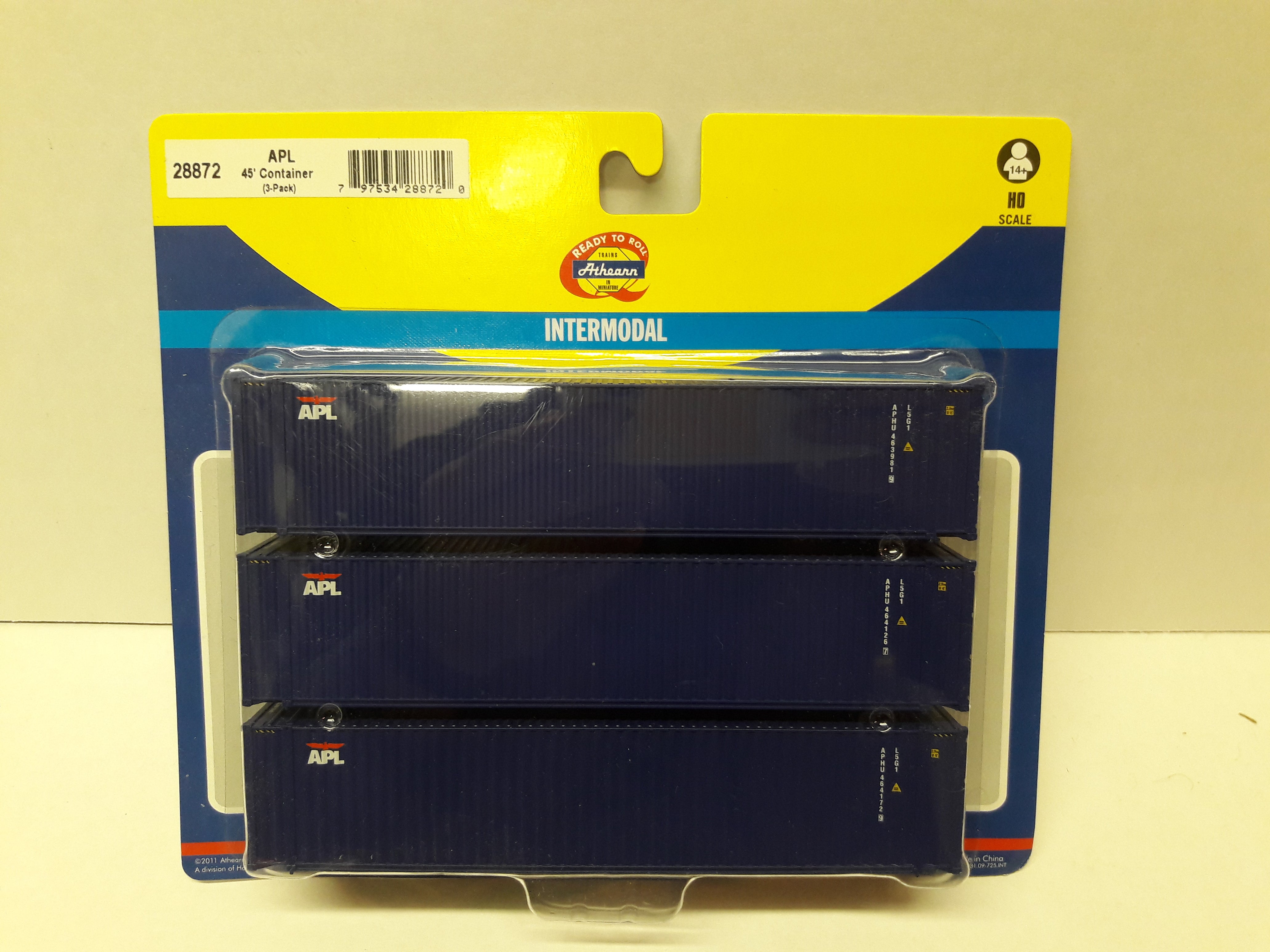 なな Athearn ATH28045 RTR 45' Container, APL #2（Athearn RTR Yard